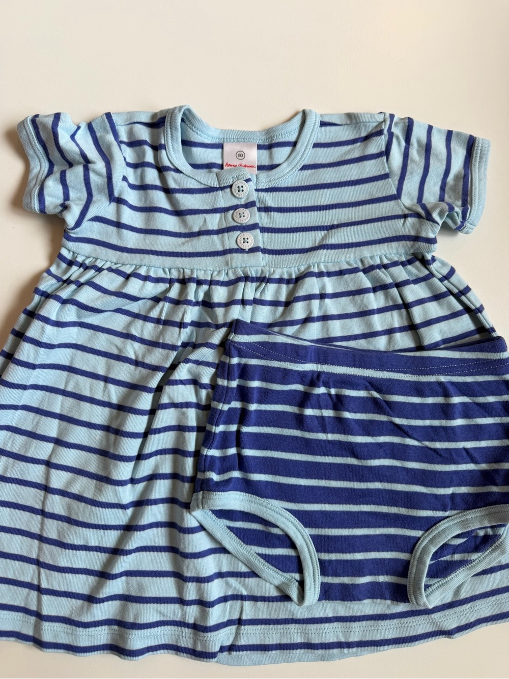Hanna Andersson Striped Play Dress Set